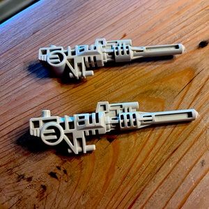 2-Sixshot Gun Blaster Accessory G1 Transformers